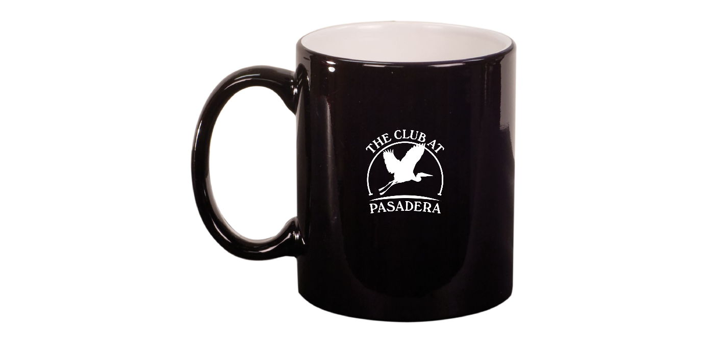 The Club at Pasadera 17oz Engraved Coffee Mug - 4 pack